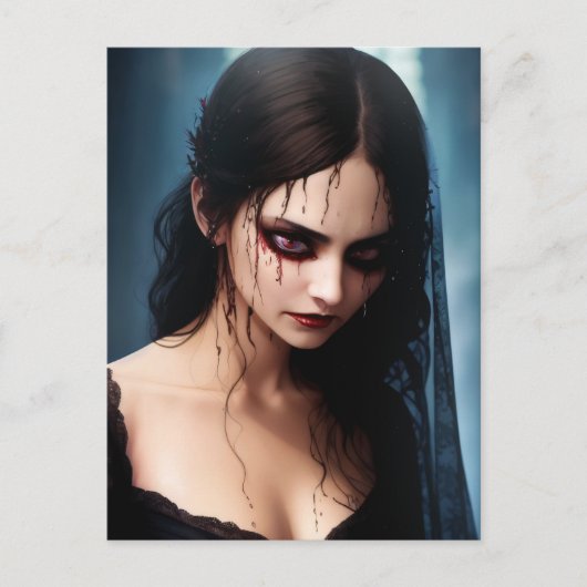 De Siren van Schaduwen Briefkaart (Voorkant)