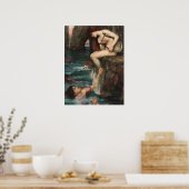 De Sirene John William Waterhouse Kunst Poster (Keuken)