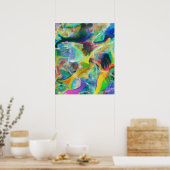 De Sirene-kunst Poster (Keuken)