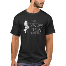 De Sirenen van Sin distressed logo/tagline mannen
