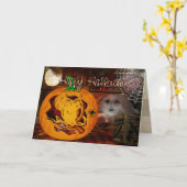 De sirenes Achtervolgde Gravure van de Pompoen van Kaart (Gele Bloem)