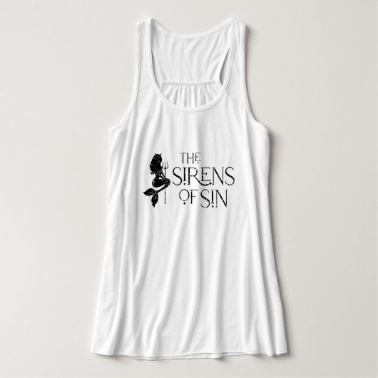 De sirenes van Sin Distress Logo Tank (Design voorkant)