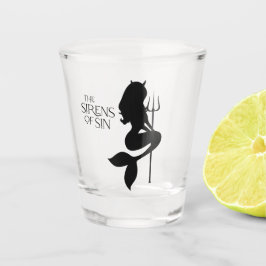 De sirenes van Sin Logo v2 Shot Glass Glas