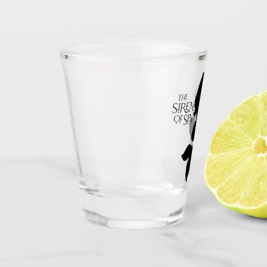 De sirenes van Sin Logo v2 Shot Glass Shot Glas (Links)