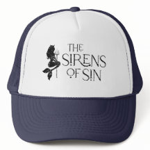 De sirenes van Sin Noodlijdende Logo Trucker Hoed