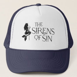 De sirenes van Sin Noodlijdende Logo Trucker Hoed Trucker Pet