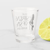 De sirenes van Sin Shot glas (Achterkant)