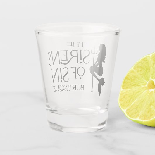 De sirenes van Sin Shot glas (Achterkant)