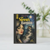 De Sirens Bargain Fantasy Horror Boekomslag Briefkaart (Staand voorkant)