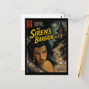 De Sirens Bargain Fantasy Horror Boekomslag Briefkaart