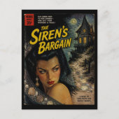 De Sirens Bargain Fantasy Horror Boekomslag Briefkaart (Voorkant)
