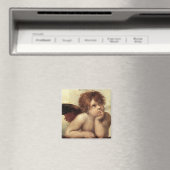 De Sistine Madonna (2de detail) Magneet (Insitu (Vaatwasser))