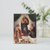 De Sistine Madonna Briefkaart (Staand voorkant)