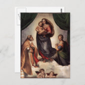 De Sistine Madonna Briefkaart (Voorkant / Achterkant)