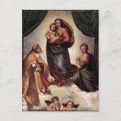 De Sistine Madonna Briefkaart (Voorkant)