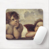 De Sistine Madonna (details) Muismat (Met muis)