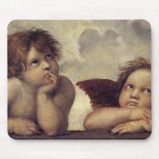 De Sistine Madonna (details) Muismat (Voorkant)