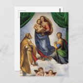 De Sistine Madonna | Raphael | Briefkaart (Voorkant / Achterkant)