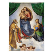 De Sistine Madonna | Raphael | Foto Afdruk (Voorkant)