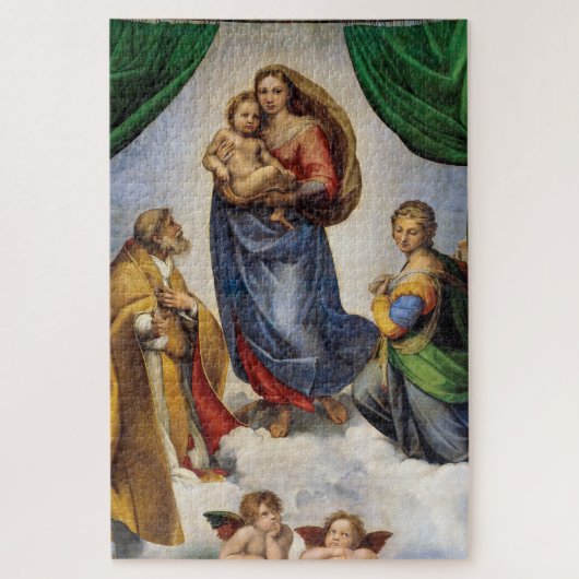 De Sistine Madonna | Raphael | Legpuzzel (Verticaal)