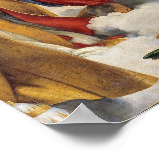 De Sistine Madonna | Raphael | Poster (Hoek)