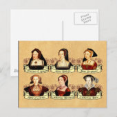 De SIx Wives van Henry VIII Klassiek Briefkaart (Voorkant / Achterkant)