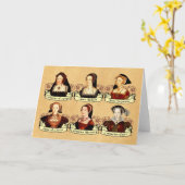 De SIx Wives van Henry VIII Klassiek Kaart (Gele Bloem)