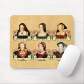 De SIx Wives van Henry VIII Klassiek Muismat (Met muis)