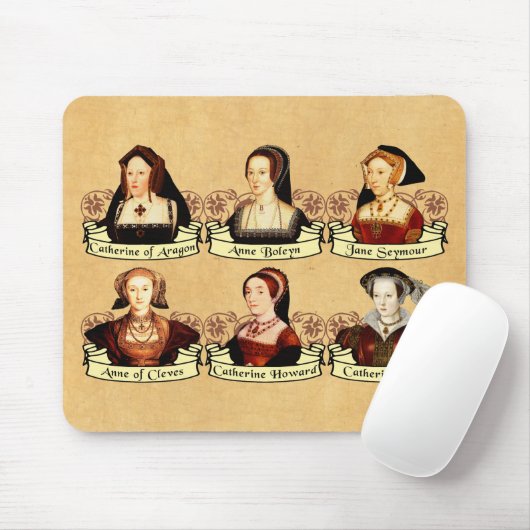 De SIx Wives van Henry VIII Klassiek Muismat (Met muis)