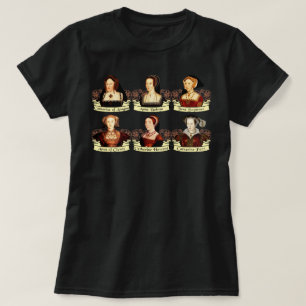 De SIx Wives van Henry VIII Klassiek T-shirt