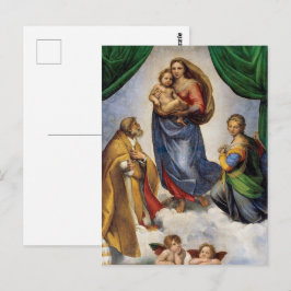 De Sixtijnse Madonna | Rafaël | Briefkaart
