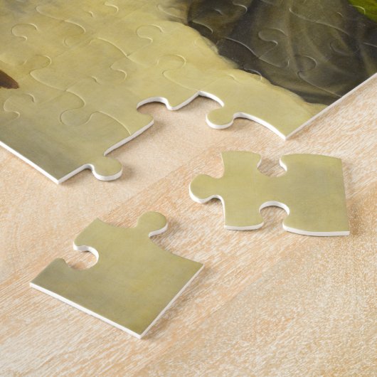 De Sixtijnse Madonna van Rafaël Legpuzzel (Zijkant)