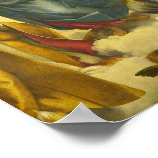 De Sixtijnse Madonna van Rafaël Poster (Hoek)