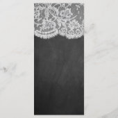 De Sjablonen van het Menu Chalkboard & Lace Collec (Achterkant)