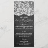 De Sjablonen van het Menu Chalkboard & Lace Collec (Voorkant)