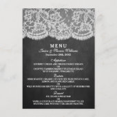 De Sjablonen van het Menu Chalkboard & Lace Collec (Voorkant)