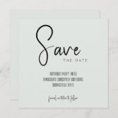 De Sjabloon Datum bekendmaking opslaan (Voorkant / Achterkant)