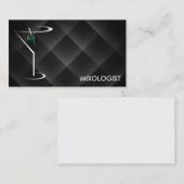 De Sjabloon Martini van de Visitekaartjes van de (Voorkant / Achterkant)