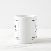 De Sjabloon van de douane voegt de Tekst Bedrijfs  Koffiemok (Center)