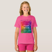 De Sjabloon van de douane voegt Uw Afbeelding van T-shirt (Voorkant volledig)