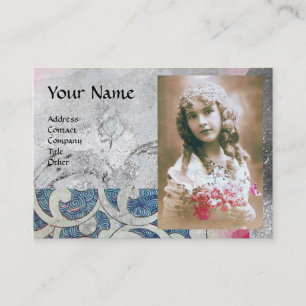 De SJABLOON van de FOTO van GOLVEN, helder, Visitekaartje