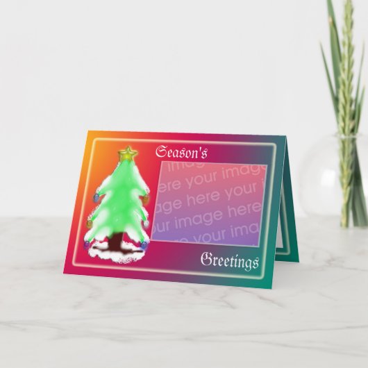 De Sjabloon van de Foto van Kerstmis (Voorkant)