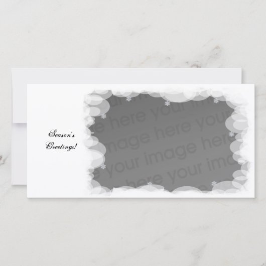 De Sjabloon van de groeten van de seizoen. (Voorkant)