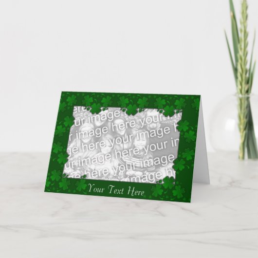 De Sjabloon van de kaart - St. Patrick Dag Vier de (Voorkant)