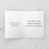 De Sjabloon van de Kaart van afstuderen (Binnen)