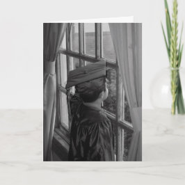 De Sjabloon van de Kaart van afstuderen