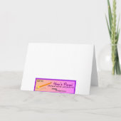 De Sjabloon van de Kaart van het Moederdag van de (Achterkant)