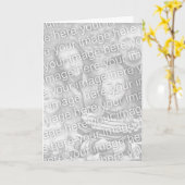 De Sjabloon van de Kaart van Ourmedia - Verticaal (Gele Bloem)