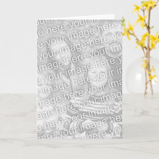 De Sjabloon van de Kaart van Ourmedia - Verticaal (Gele Bloem)