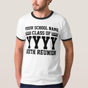De Sjabloon van de Klasse Reunion T-shirt